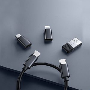 کابل تبدیل USB-C/USB به لایتنینگ/USB-C/MicroUSB مک‌دودو مدل WF-1720